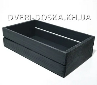 ящик деревянный черный