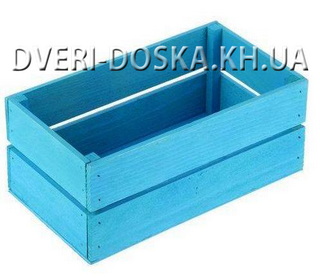 ящик синий декоративный